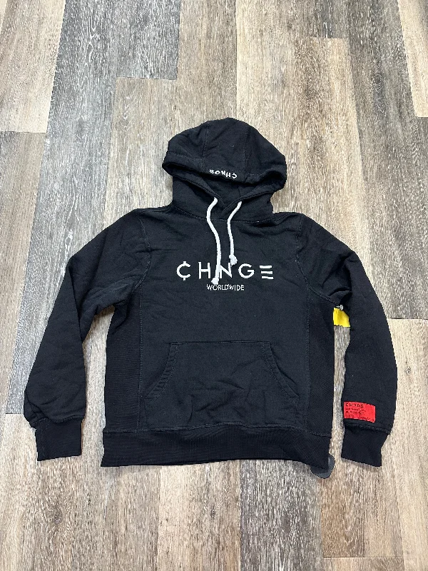 Flash Sale Sweatshirt Hoodie By Change In Black, Size: S