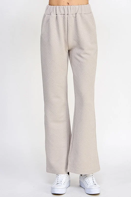 Act Fast My Heart Textured Oatmeal Flares