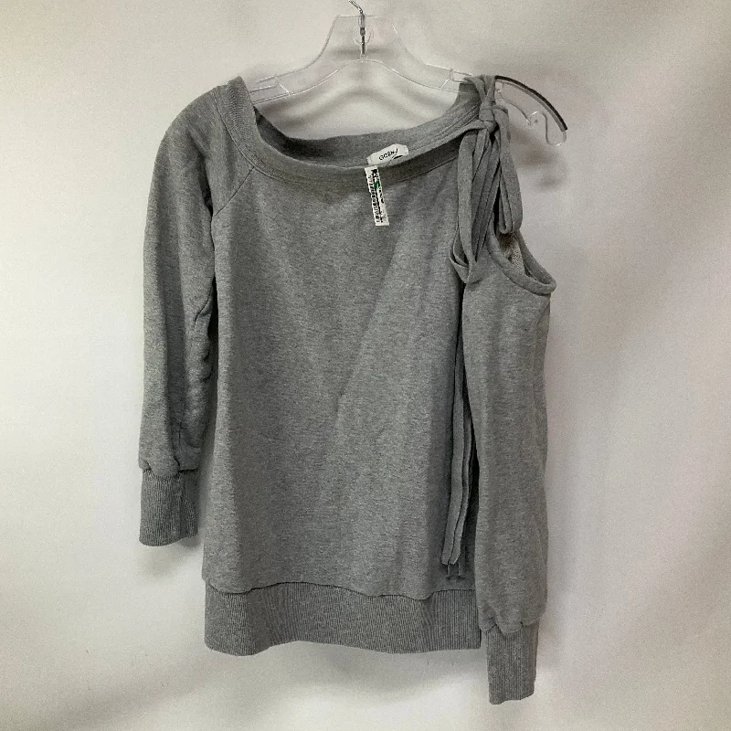 Bonus Savings Top Long Sleeve By Cma In Grey, Size: S