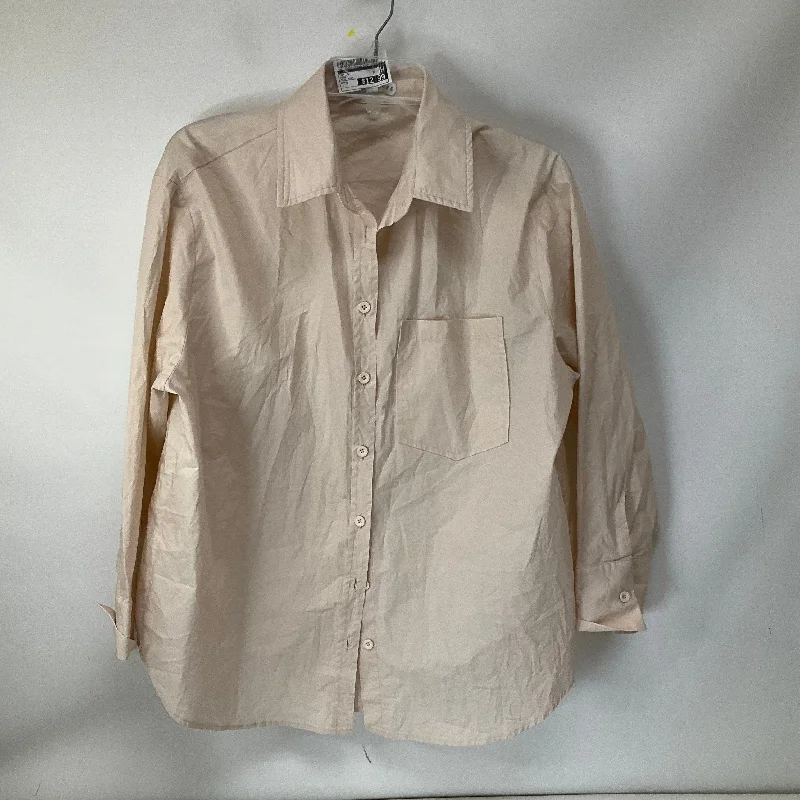 Best Bargains Top Long Sleeve By Cmc In Pink, Size: S