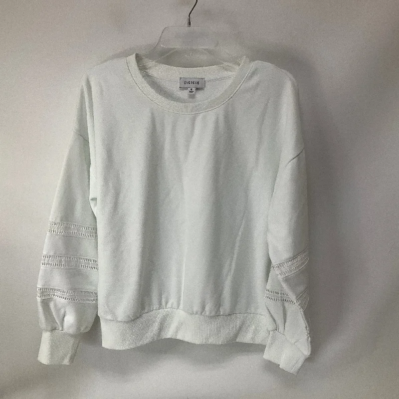 Weekend Flash Sale Top Long Sleeve By Evereve In White, Size: M