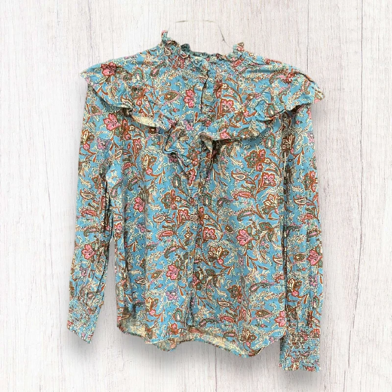 Buy More, Save More Top Long Sleeve By Loft In Multi-colored, Size: M