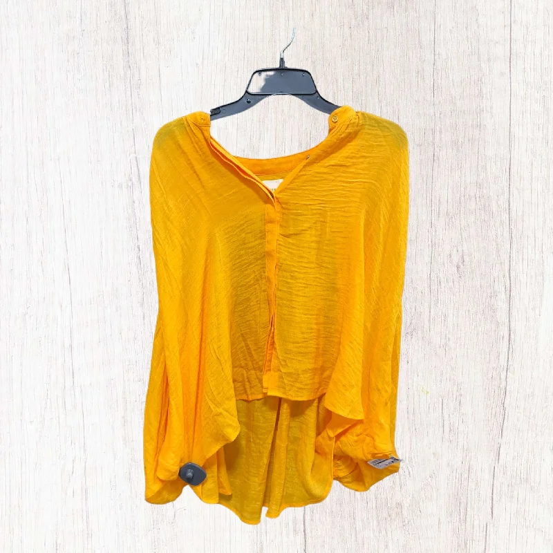 Overstock Sale Top Long Sleeve By Maeve In Orange, Size: M