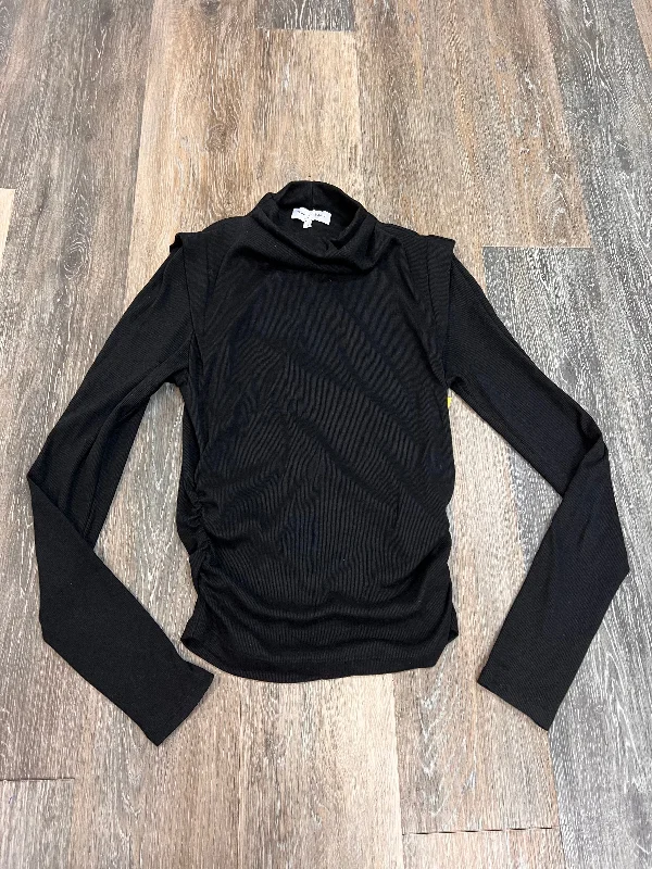 Act Fast Top Long Sleeve By Michael Stars In Black, Size: S
