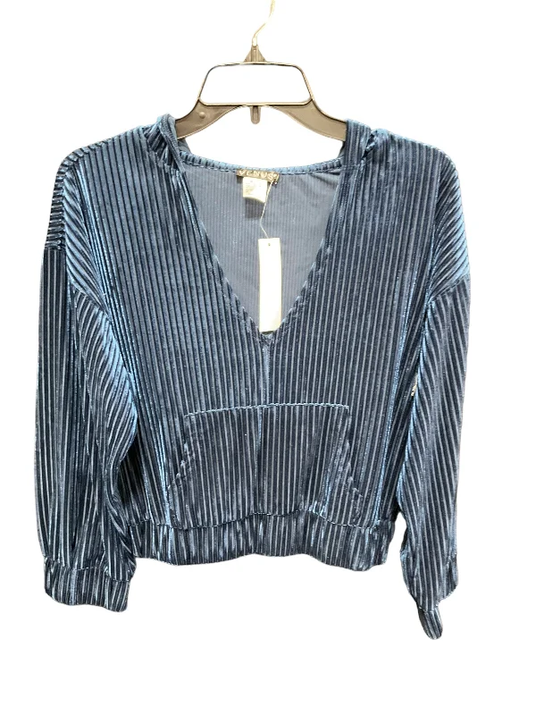 Clearance Items Top Long Sleeve By Venus In Blue, Size: S