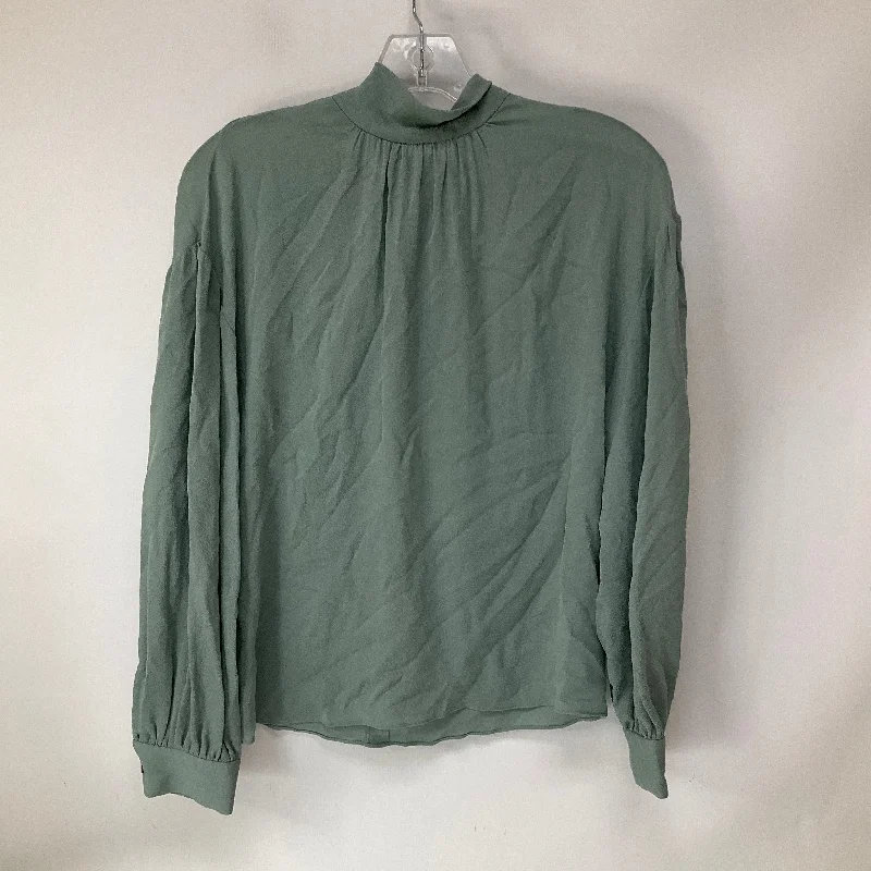 Steals and Deals Top Long Sleeve By Vince In Green, Size: S