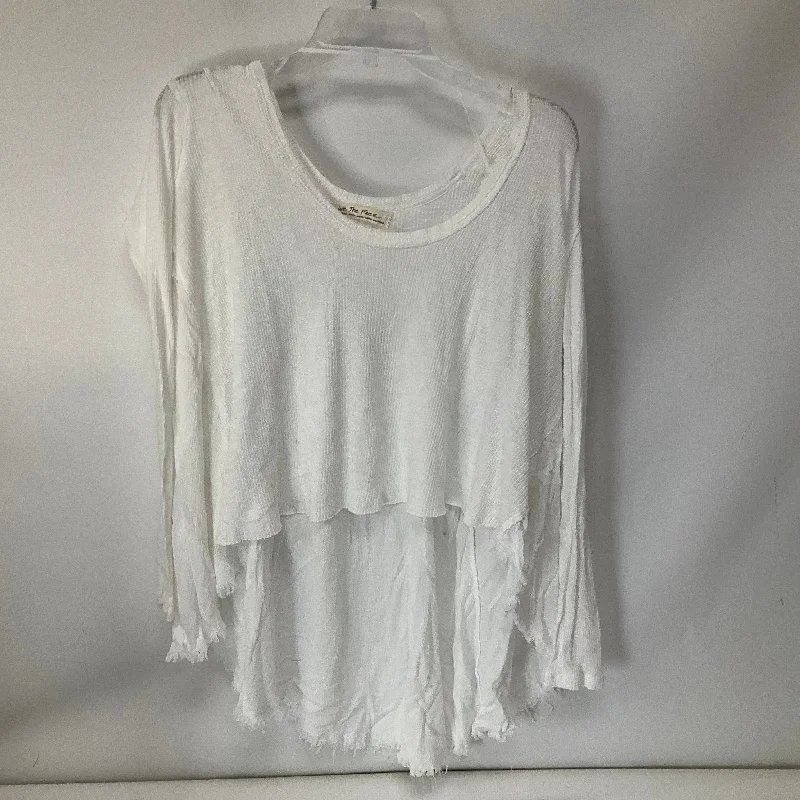 Price Meltdown Top Long Sleeve By We The Free In White, Size: Xs