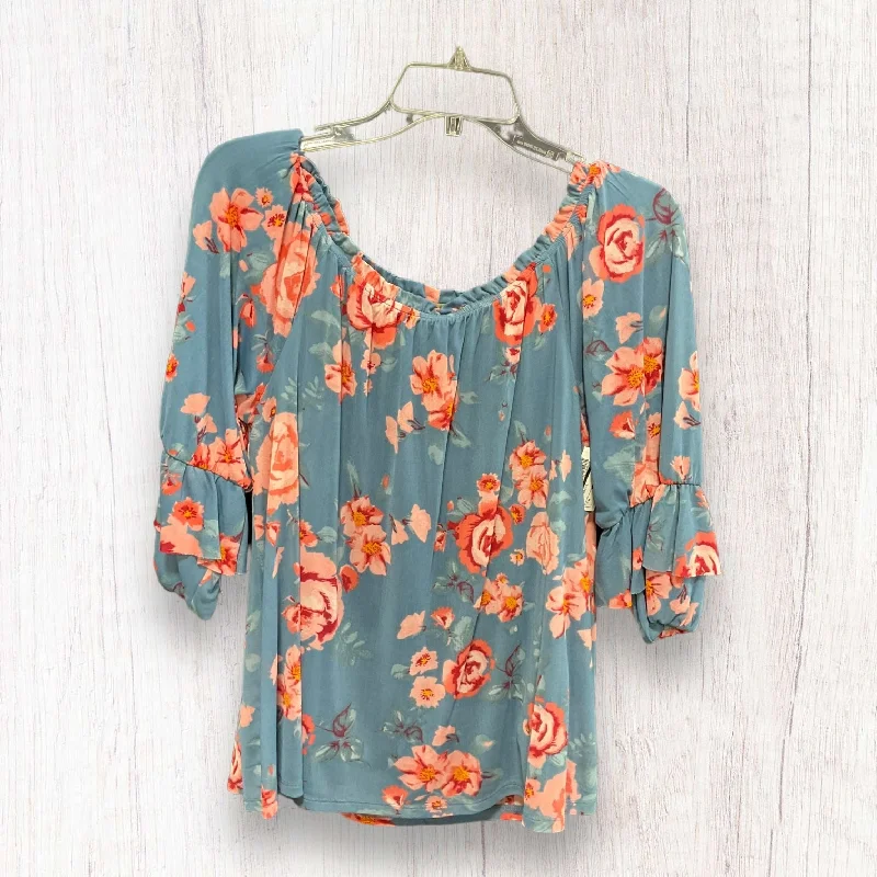 Bargain Prices Top Short Sleeve Basic By Democracy In Blue, Size: M