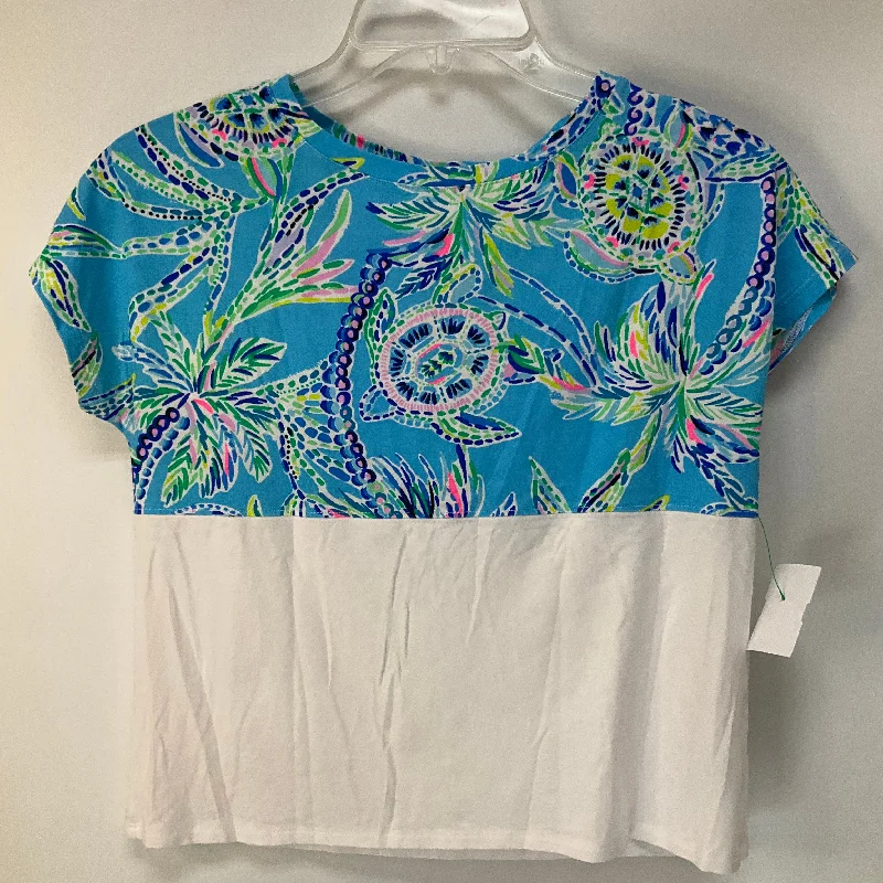 Huge Discounts Top Short Sleeve By Lilly Pulitzer In Multi-colored, Size: Xxs