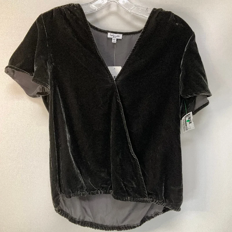 Great Deals Top Short Sleeve By Splendid In Grey, Size: S