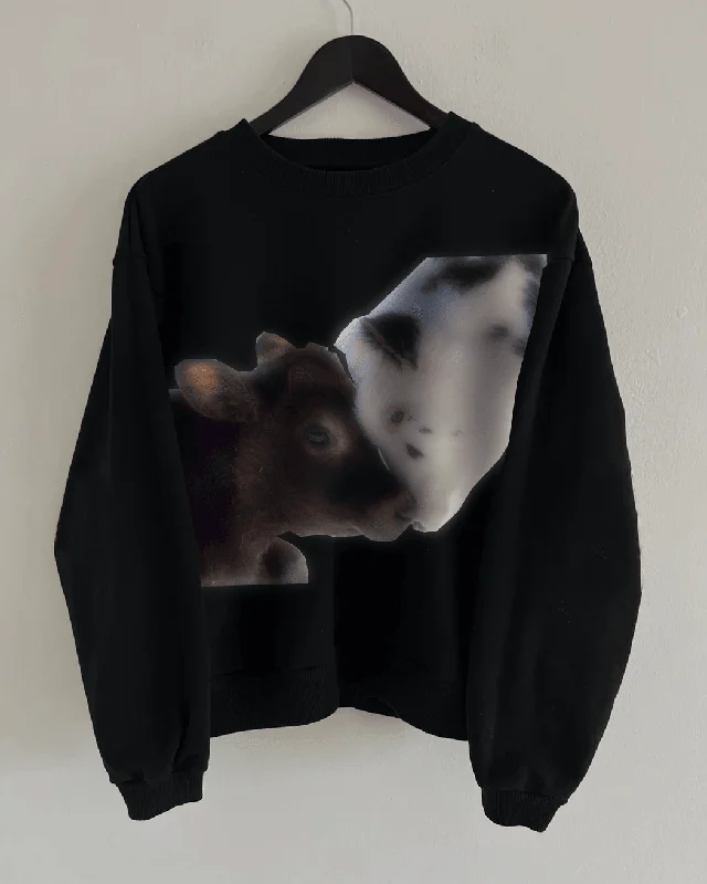 Act Now Mega Cute® Black Sweatshirt (8 pieces for sale)